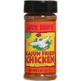 Andy Roo's Cajun Fried Chicken Seasoning, 5 Ounce Shaker