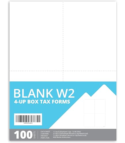 Amazon.com : Blue Summit W2 Forms 2025 with Envelopes, Blank W2 4