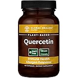 Global Healing Plant-Based Quercetin Supplement Capsules To Support Immune System Function, Respiratory Health & Body's Natur
