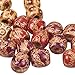 PH PandaHall 50pcs 16mm Painted Wood Beads Round Wooden Beads for DIY Crafting Jewelry Making