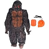 F&Y Halloween Inflatable Costume with Air Blower – 190T Polyester Blow - Up Outfit for Festivals, Parties and Holiday Events