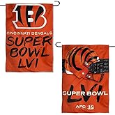 Cincinnati Bengals AFC Champions Super Bowl LVI Double Sided Garden Banner Flag