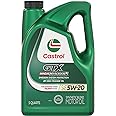 Castrol GTX High Mileage 5W-20 Synthetic Blend Motor Oil, 5 Quarts