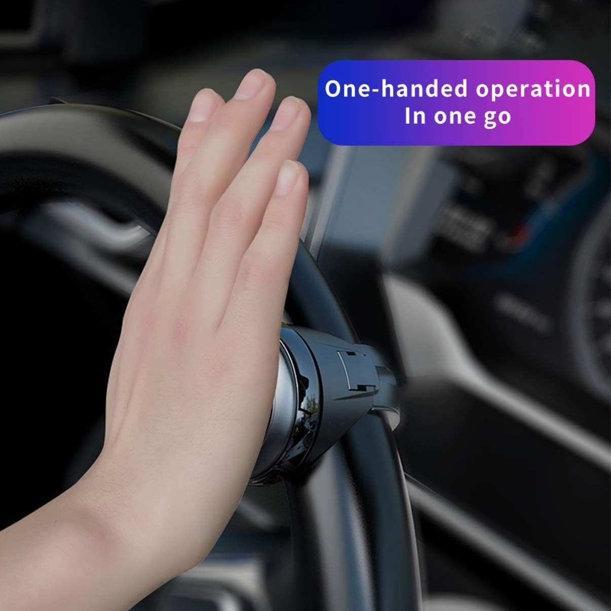IMIKEYA Steering Wheel Spinner Power Handle Spinner Accessory Knob for Cars Trucks Semis Tractors Boats Golf Carts: Automotive