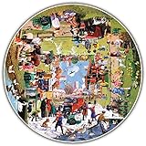 Round Table Puzzle - A Year at the Park (500 Piece)