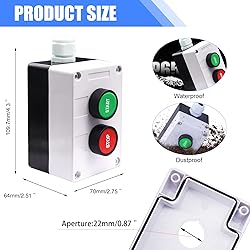 Taiss Momentary Push Button Switch Station Box