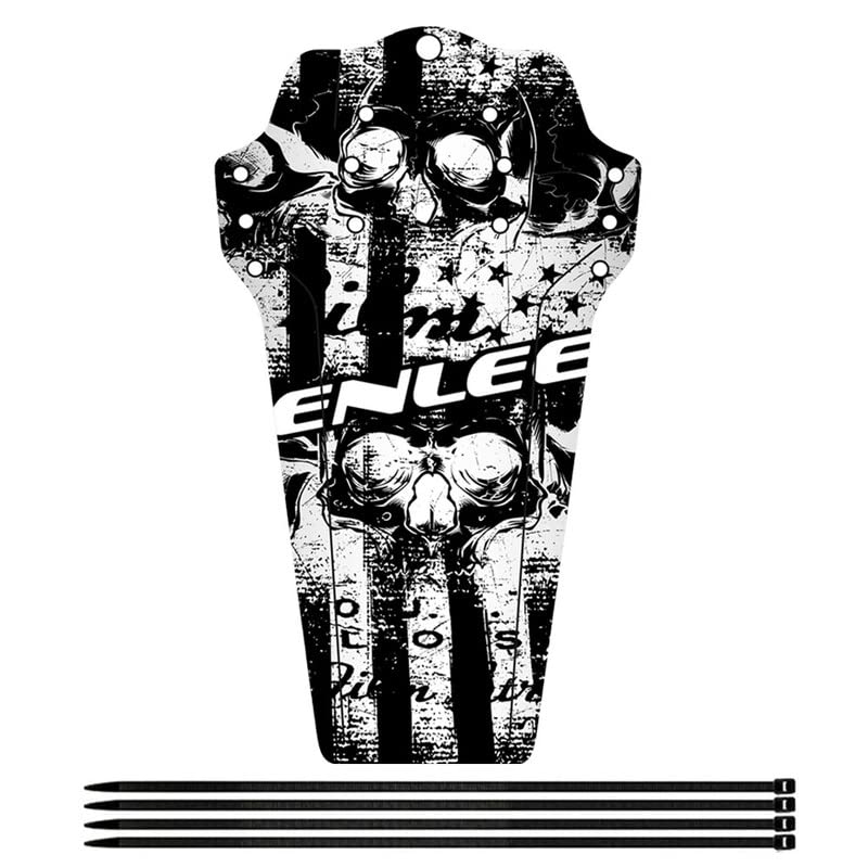 MAGIX-JUICE - Skull mudguard including cable ties for the MTB mudguard/stylish bicycle mudguard & modern mountain bike mudguard for any bicycle size