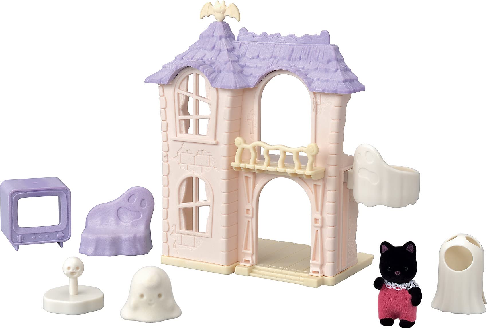 Sylvanian Families Spooky Surprise House - dollhouse playset 5542, 1:24