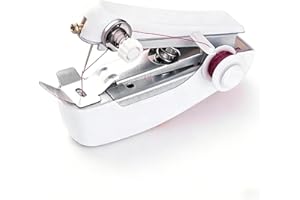 Handheld Mini Manual Sewing Machine, Portable Easy-Use Sewing Tool for Home Quick Repairs, Clothing Alterations & DIY Project