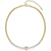 CLASSYZINT Gold Chunky Choker Necklace Large Wide Chain Short Chokers For Women Girls