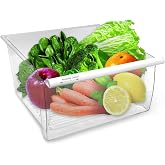 2188656 Crisper Bin, compatible with Whirlpool Refrigerator,Fridge Drawers,Kenmore Refrigerator Parts,Whirlpool Shelf Replacement- WP2188656,2188656 Fridge Crisper Drawer (Upper)