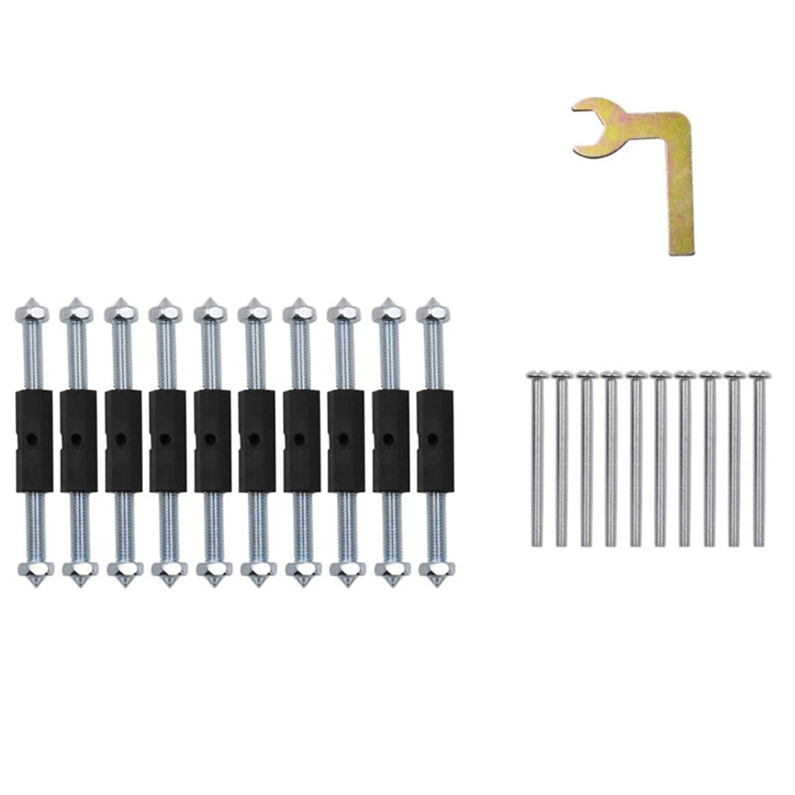 Ticfox 10 Set Cassette Repairer Screw Wrench Switch Socket Cassette Screw Support Rod Switch Box (Insulation Type)