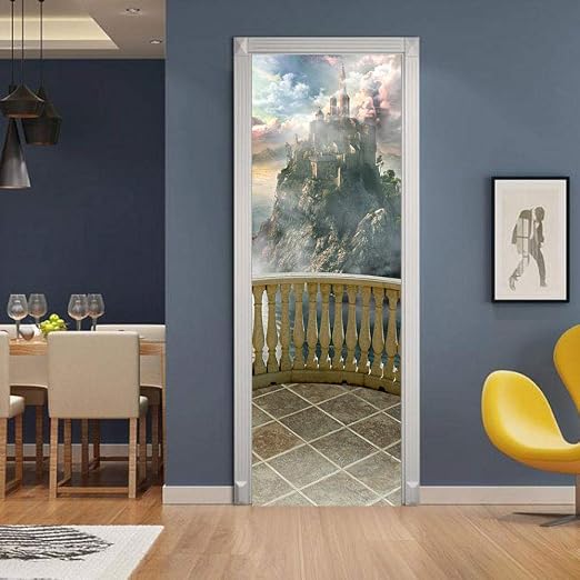 Scarica Gratis Images Ailailsid Stickers De Porte 3d Decoration Pour Porte Cuisine Salon dernière salutations