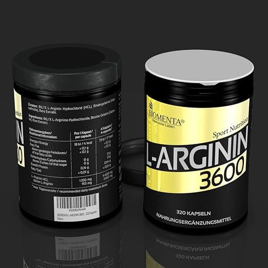 BIOMENTA L-ARGININA 3600 | premio de la acción!!! | Arginina Pura ...