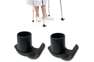 Walker Glide Skis - Universal Replacement Feet Rubber Tips Cap for Folding Walker, 1-1/8 Inch (28mm), 2 Counts