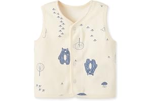 pureborn Baby Toddler Reversible Vest Warm Sleeveless Jacket Spring Winter Children Waistcoat