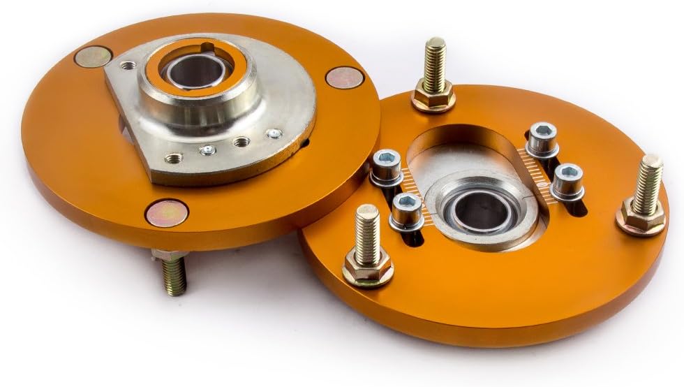 maXpeedingrods para BMW E46 delantera Coilover Top Mounts Camber placa