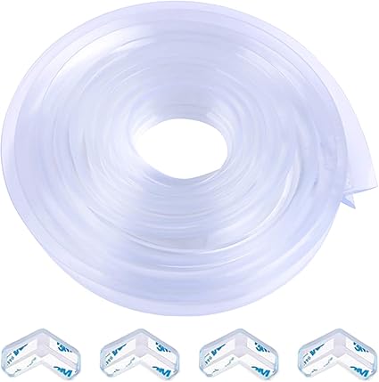 Amazon コーナークッション コーナー ガード Syougo 透明 コーナー ガード 赤ちゃん けが防止 着脱可能 保育園での使用 両面テープ付き 6m 4個 コーナー ガード コーナークッション ベビー マタニティ 通販