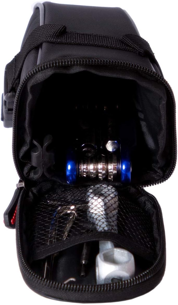 YBEKI Bike Repair Tool Kits - Bicycle Tool Set with Saddle Bag and Bicycle Multi-Tool Chain Tool (Blue Tool Kits 10 in 1 + Bag) : Sports & Outdoors