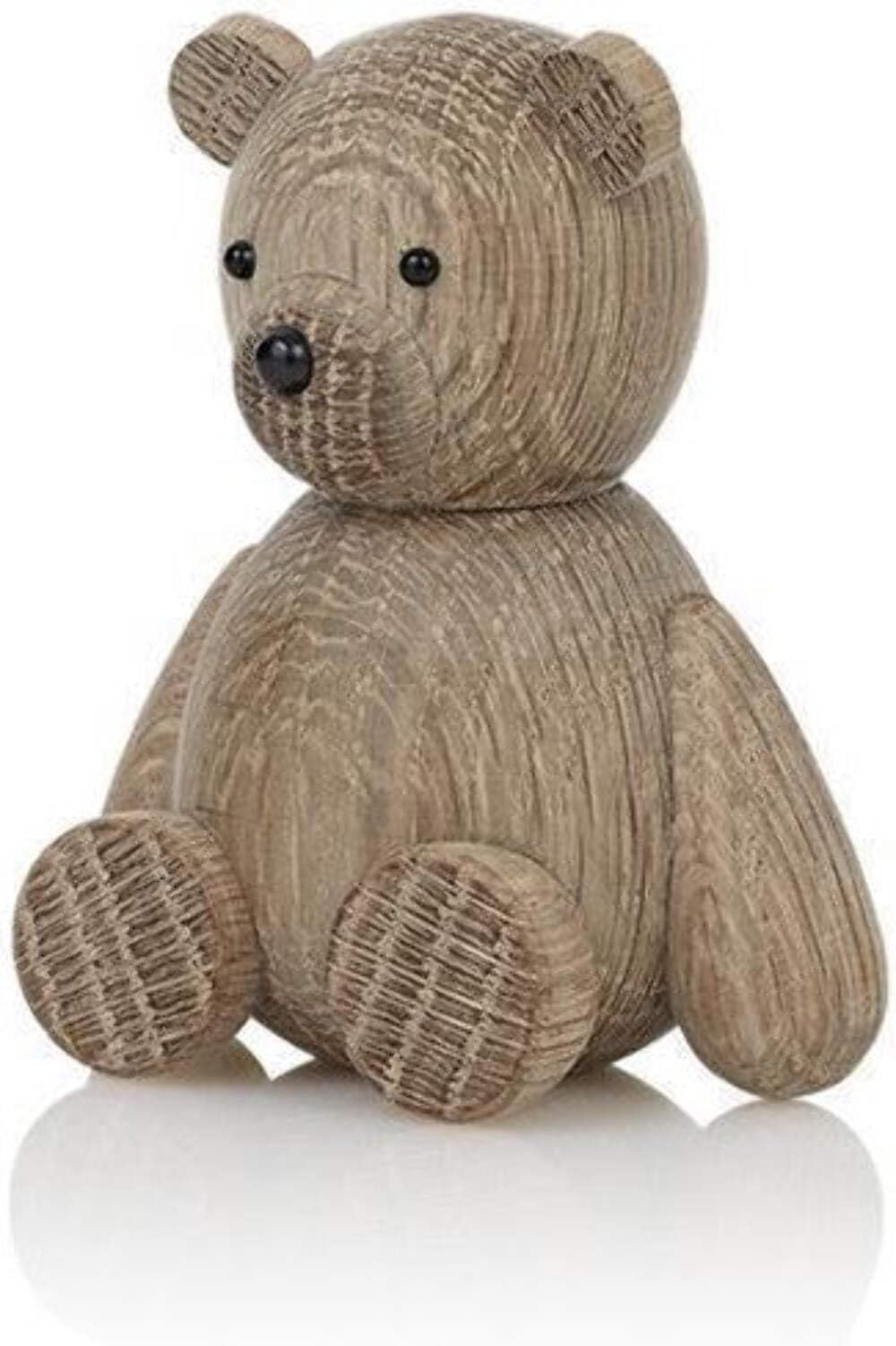 Lucie Kaas Skjode TE01OAS Wooden Teddy Bear 9 cm Oak Wood Brown