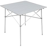 ALPS Mountaineering Aluminum Roll-Top Camp Table with Fast Setup and Compact Storage