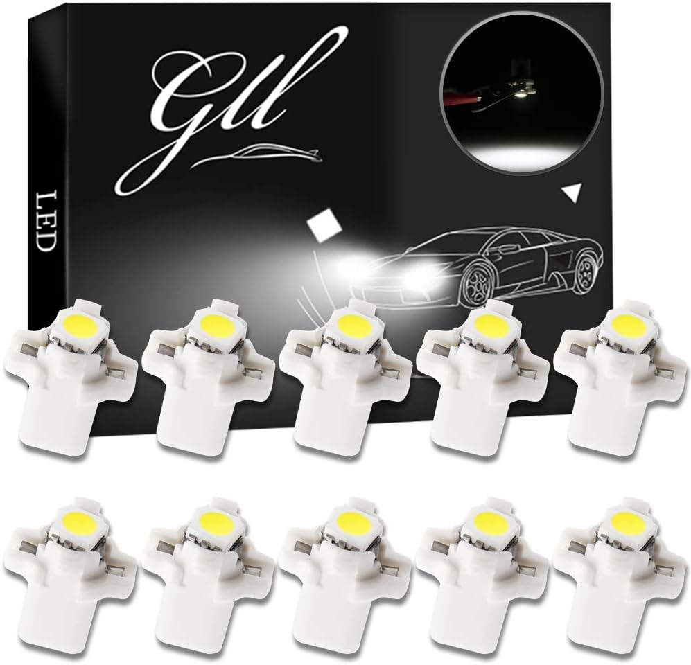 Set 10 Luci LED Tachimetro 5050 SMD B8.3d BAX10S - 24V Verde, Dimmerabili, Plug&Play
