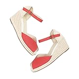 TONIVIS Womens Espadrilles Sandals Platform Wedge
