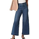 Tdips Tummy Control Sailor Wide Leg Trouser, Wide Leg Jeans