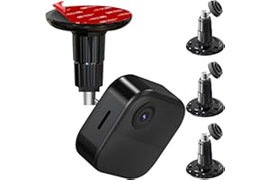 BFYTN 3PACK Screwless Wall Mount Bracket for Blink Outdoor 4th Gen & 3rd Gen and Indoor Camera Blink XT2,360 Degree Adjustable Strong Adhesive Mount，2 Ways Installation VHB Stick On or Screws, No Tools Need