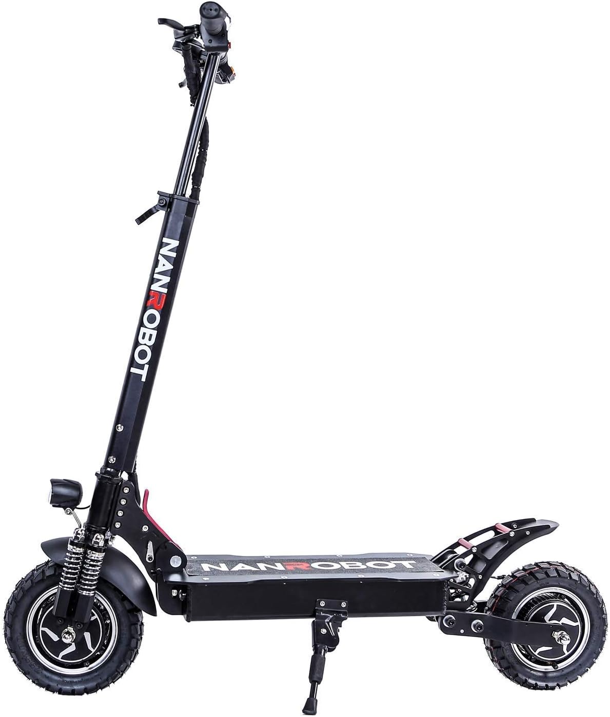 NANROBOT D4+ 2.0 Strong Power Foldable Adult Electric Scooter, 2000W Power Motor, 40-45 Mile Range, Maximum Speed 40 MP, Quick Folding