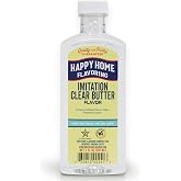Happy Home Imitation Clear Butter Flavoring, Non-Alcoholic, Certified Kosher, 7 oz.