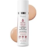 Healthy Skin Lab Protect Tinted Moisturizer SPF 50, Sheer Universal Tint, Lightweight Hydrating Mineral Sunscreen for Face, Hyaluronic Acid, Broad-Spectrum Daily SPF, Dermatologist-Tested, 1.8 oz