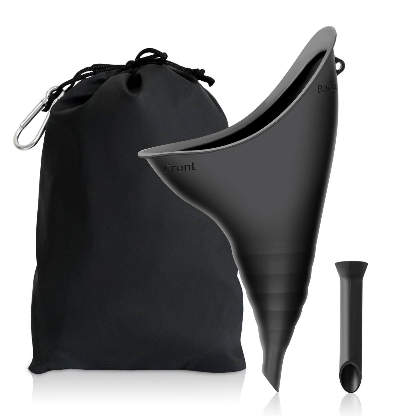 ZephyrCraft Female Urinal Device, Reusable Silicone Female Urination Device for Women Stand to Pee Device for Camping Travel Outdoor Activities