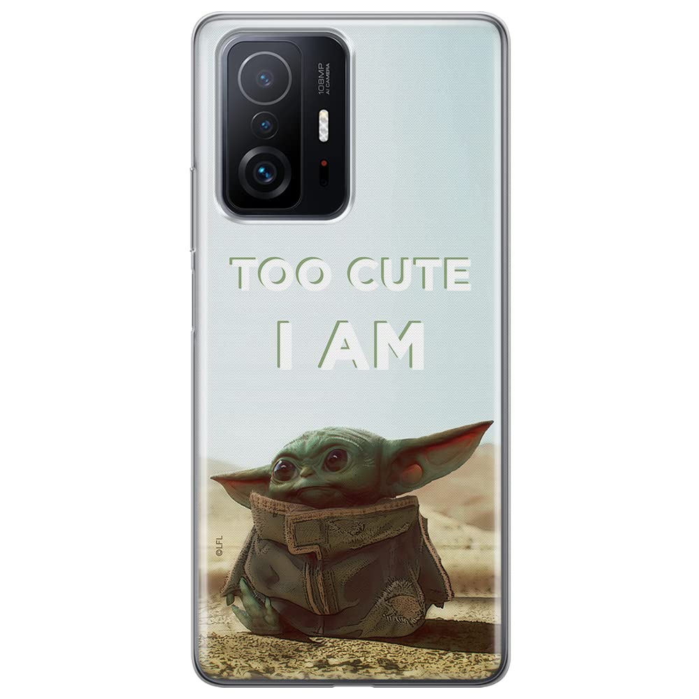 ERT GROUP mobile phone case for Xiaomi 11T 5G / 11T PRO 5G original and officially Licensed Star Wars pattern Baby Yoda 004 optimally adapted to the shape of the mobile phone, case made of TPU