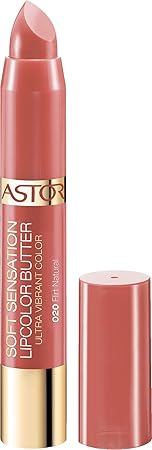 Astor Soft Sensation Lipcolor Butter Ultra Vibrant Color, 020 Flirt Natural, 1er Pack (1 x 5 g)