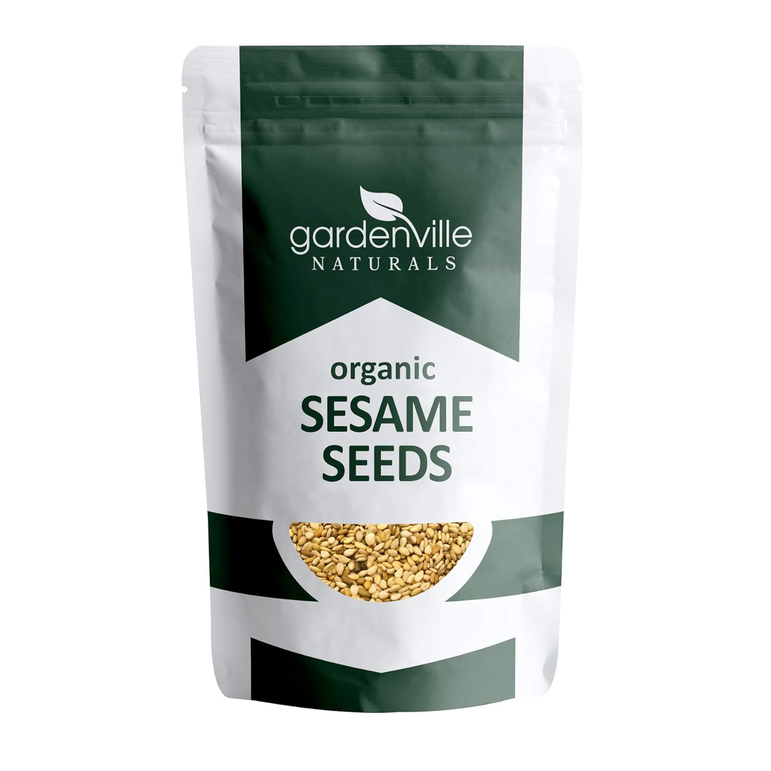 Gardenville Naturals Organic Raw Unhulled Sesame Seeds (13 oz) Amazon