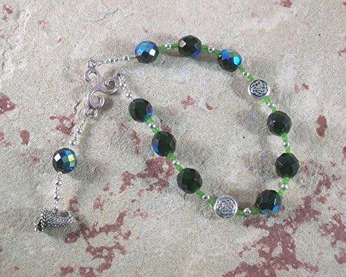 Rosmerta Pocket Prayer Beads: Gaulish Celtic Goddess of Abundance and Prosperity