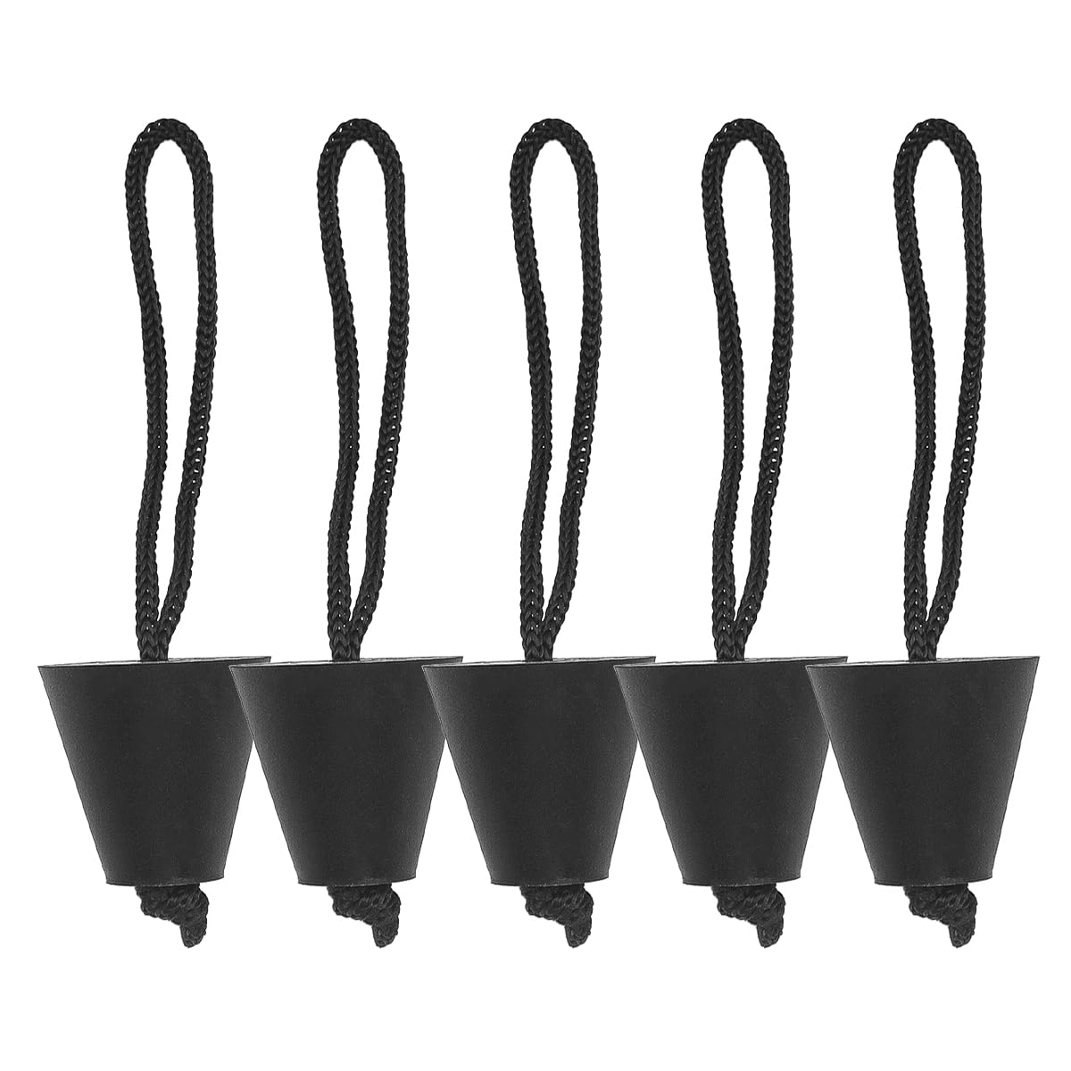 ZONADAH 5 Pcs Kayak Scupper Plugs Kit Universal Scupper Plug Stopper Bung Drain Kayak Inflatable Boat Canoe Rowing Marine Boat Cord Rope