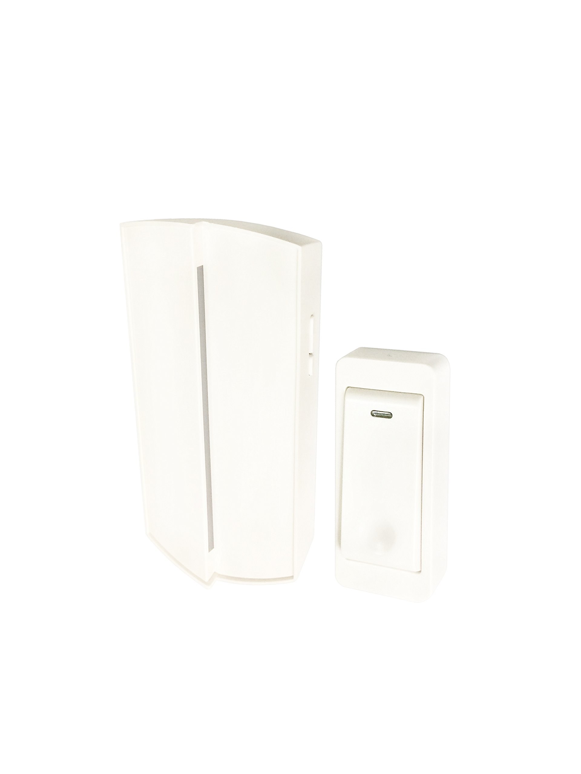 Deluxe Battery-Free Wireless Doorbell Kit, 1200ft range, No batteries needed, 16 CD quality melodies, 3-level volume & mute, Plug & Play