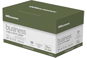 Office Depot® Brand Business Multi-Use Printer & Copier Paper, Letter Size (8 1/2" x 11"), 5000 Total Sheets, 92 (U.S.)