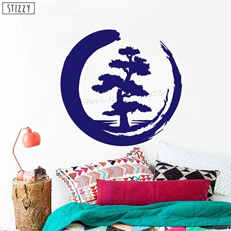 zhuziji Tatuajes de Pared Buda Estilo Árbol de la Vida Vinilo ...