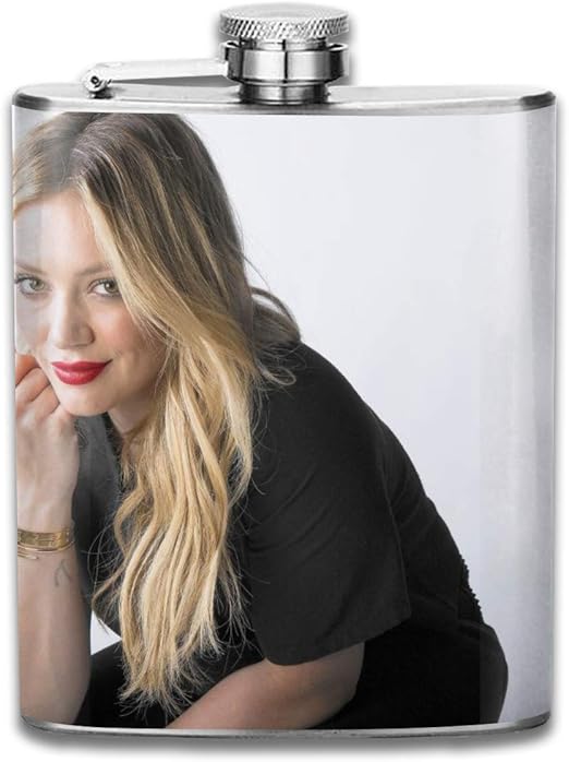 Amazon Com Stephen Hilary Duff 7 Oz Stainless Steel Hip Flask