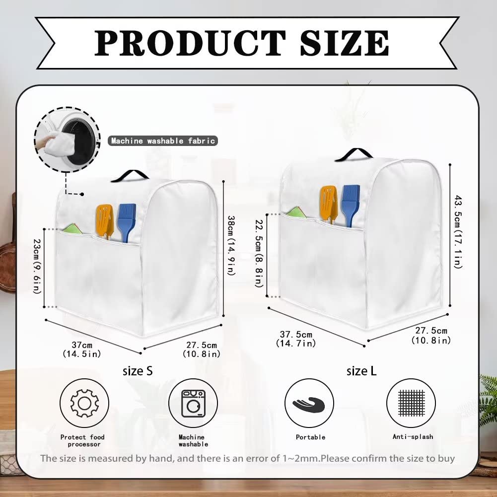 Kitchen Aid Mixer Cover, Sunflower Rooster Print Kitchen Stand Mixer Dust Cover with Handle, Kitchen Aid Covers for Stand Mixer or Coffee Maker With Pocket, Kitchen Aid Mixer Assecories
