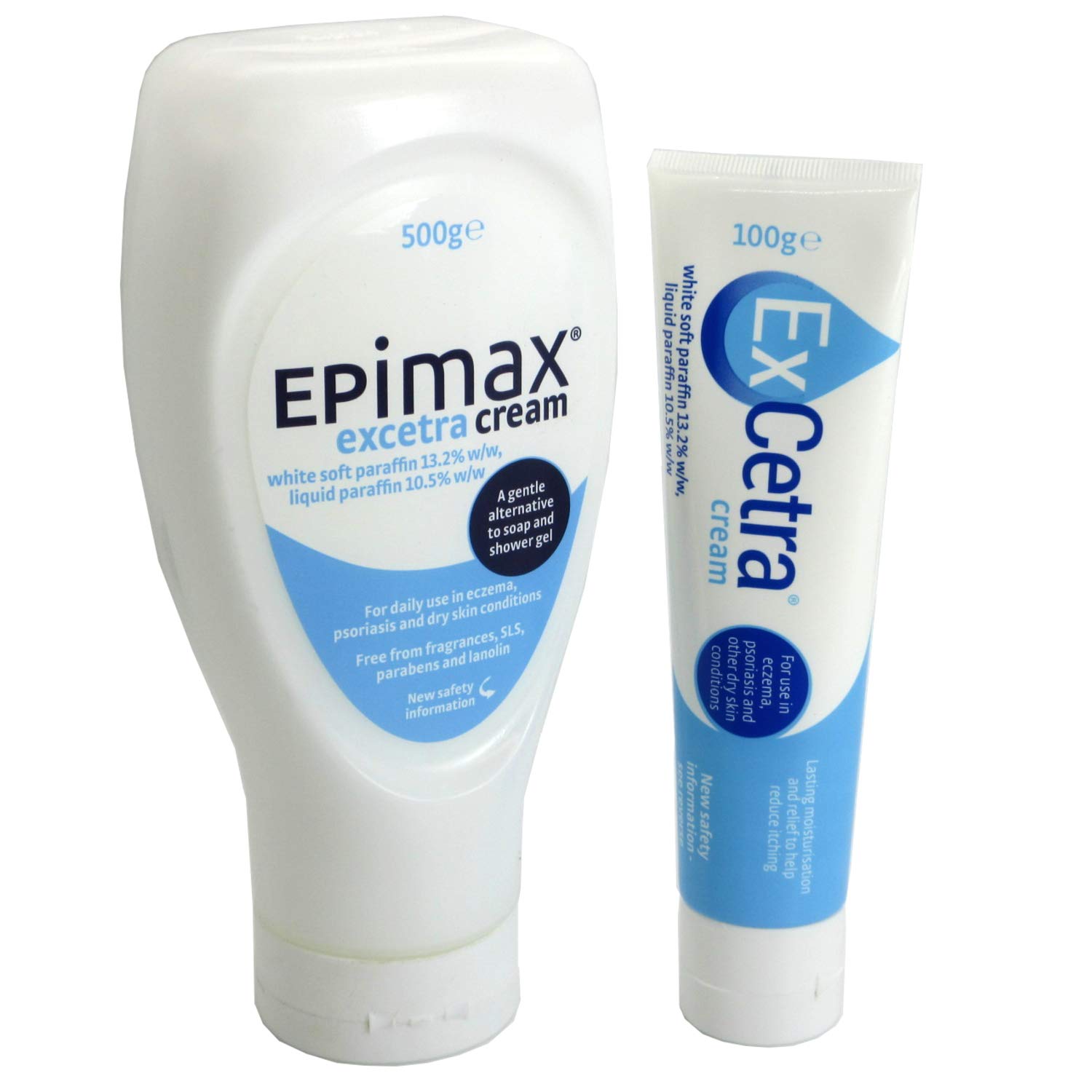 ExCetra Emollient Cream 100g + 500g for Eczema and Psoriasis
