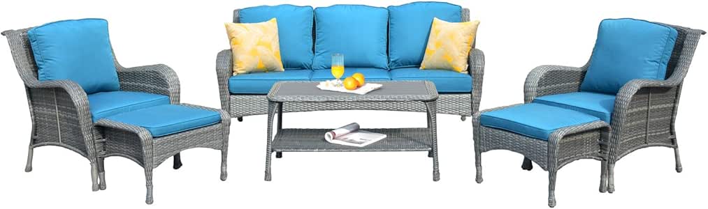 Amazon.com: XIZZI Patio Furniture Sets, Outdoor Furniture,All Weather