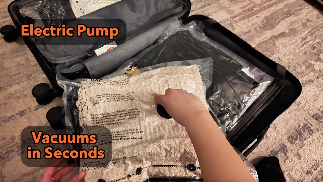 SpaceAid Travel Vacuum Bags for Luggage with Electric Pump, 24 Pack Vacuum photo 10