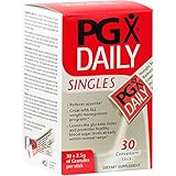 Natural Factors - PGX Daily Singles, Easy On-the-Go Assistance with Normalizing Appetite, 2.5g of Granules per Stick, Gluten Free, Non-GMO, &amp; Vegan, 30 Packets