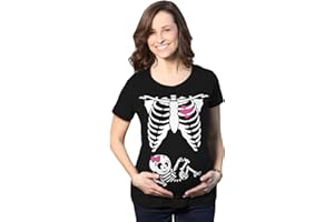CRAZY DOG T-SHIRTS Maternity Skeleton Baby Monster Pumpkin T Shirts Funny Cute Pregnancy Halloween Tees