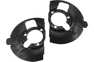 1A-NBY 20971876+20971875 Front Right & Left Side Brake Dust Shields for 2015-2020 Cadillac Escalade, for 2014-2020 Chevrolet 