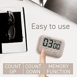 dretec Digital Timer Kitchen Timer Large LCD